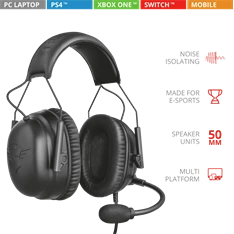 Trust GXT 444 Wayman Pro gamer headset Trust GXT 444 Wayman Pro gamer headset