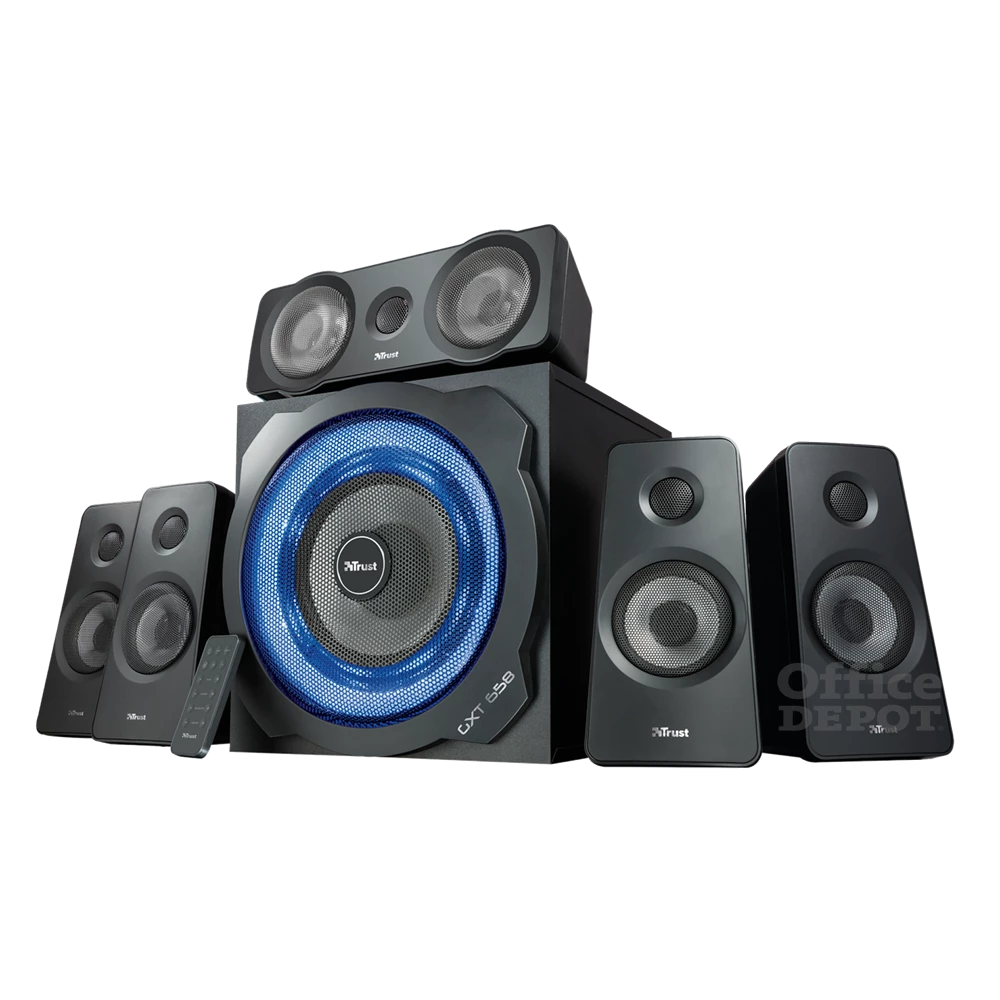 Trust GXT 658 Tytan 5.1 Surround gaming jack 180W fa gamer hangszóró
