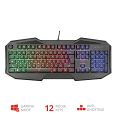 Trust GXT 830-RW Avonn HUN USB fekete gamer billentyűzet Trust GXT 830-RW Avonn HUN USB fekete gamer billentyűzet