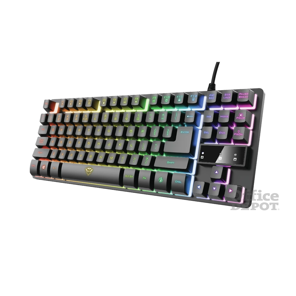 Trust GXT 833 Thado TKL HU világító gamer billentyűzet