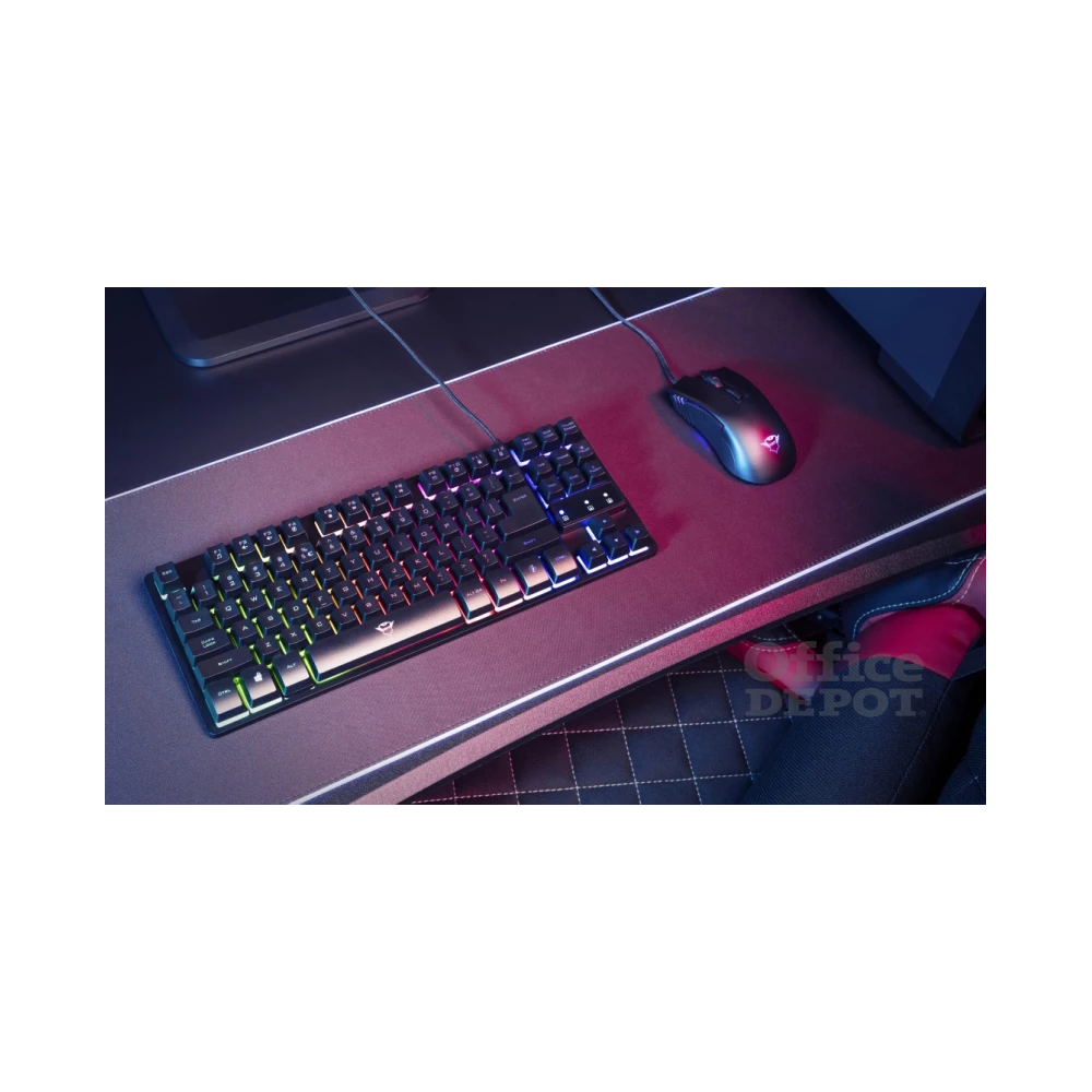Trust GXT 833 Thado TKL HU világító gamer billentyűzet
