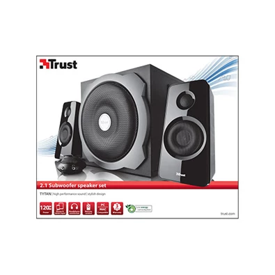Trust Tytan 2.1 jack 60W fekete hangszóró Trust Tytan 2.1 jack 60W fekete hangszóró