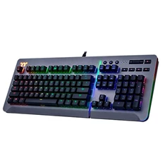 Ttesports Level 20 RGB Titanium (Cherry MX speed silver) US USB mechanikus gamer billentyűzet Ttesports Level 20 RGB Titanium (Cherry MX speed silver) US USB mechanikus gamer billentyűzet