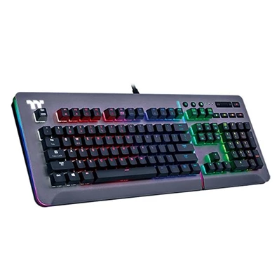 Ttesports Level 20 RGB Titanium (Cherry MX speed silver) US USB mechanikus gamer billentyűzet Ttesports Level 20 RGB Titanium (Cherry MX speed silver) US USB mechanikus gamer billentyűzet