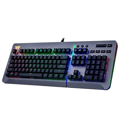Ttesports Level 20 RGB Titanium (Cherry MX speed silver) US USB mechanikus gamer billentyűzet Ttesports Level 20 RGB Titanium (Cherry MX speed silver) US USB mechanikus gamer billentyűzet