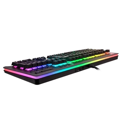 Ttesports Level 20 RGB Titanium (Cherry MX speed silver) US USB mechanikus gamer billentyűzet Ttesports Level 20 RGB Titanium (Cherry MX speed silver) US USB mechanikus gamer billentyűzet