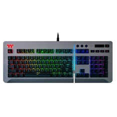 Ttesports Level 20 RGB Titanium (Cherry MX speed silver) US USB mechanikus gamer billentyűzet Ttesports Level 20 RGB Titanium (Cherry MX speed silver) US USB mechanikus gamer billentyűzet
