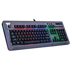 Ttesports Level 20 RGB Titanium (Cherry MX speed silver) US USB mechanikus gamer billentyűzet Ttesports Level 20 RGB Titanium (Cherry MX speed silver) US USB mechanikus gamer billentyűzet