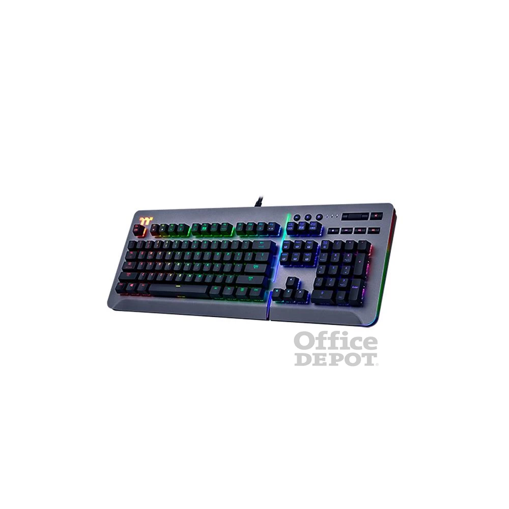Ttesports Level 20 RGB Titanium (blue switch) US USB gamer billentyűzet Ttesports Level 20 RGB Titanium (blue switch) US USB gamer billentyűzet