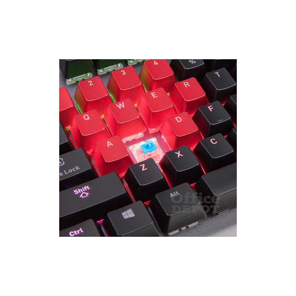 Ttesports Level 20 RGB Titanium (blue switch) US USB gamer billentyűzet Ttesports Level 20 RGB Titanium (blue switch) US USB gamer billentyűzet