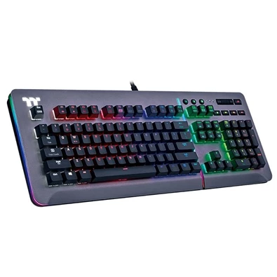 Ttesports Level 20 RGB Titanium (blue switch) US USB gamer billentyűzet Ttesports Level 20 RGB Titanium (blue switch) US USB gamer billentyűzet