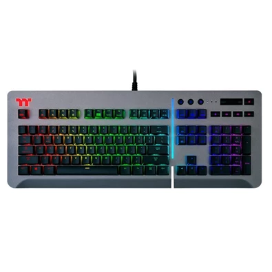 Ttesports Level 20 RGB Titanium (blue switch) US USB gamer billentyűzet Ttesports Level 20 RGB Titanium (blue switch) US USB gamer billentyűzet