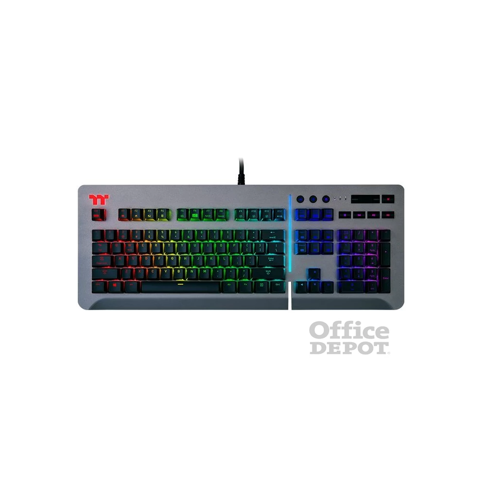 Ttesports Level 20 RGB Titanium (blue switch) US USB gamer billentyűzet Ttesports Level 20 RGB Titanium (blue switch) US USB gamer billentyűzet
