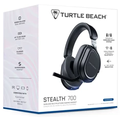 Turtle Beach TBS-3101-05 Stealth 700PS GEN3 PS4/PS5/PC vezeték nélküli fekete gamer headset Turtle Beach TBS-3101-05 Stealth 700PS GEN3 PS4/PS5/PC vezeték nélküli fekete gamer headset