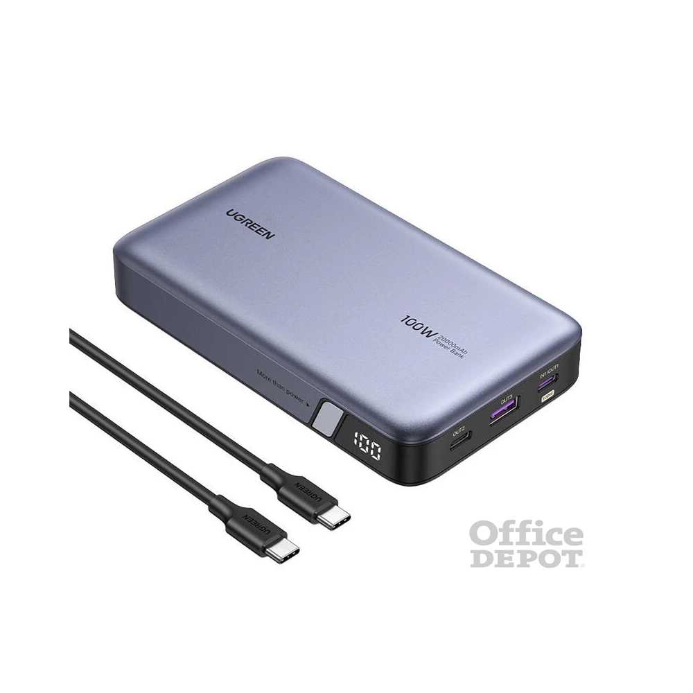 UGREEN PB720 20000mAh szürke powerbank
