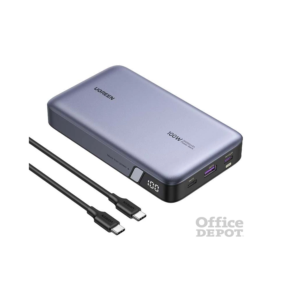 UGREEN PB720 20000mAh szürke powerbank