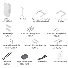 Ubiquiti AF-5 AirFiber 1Gbps+ Duplex Pont-Pont Gigabit Radio Ubiquiti AF-5 AirFiber 1Gbps+ Duplex Pont-Pont Gigabit Radio