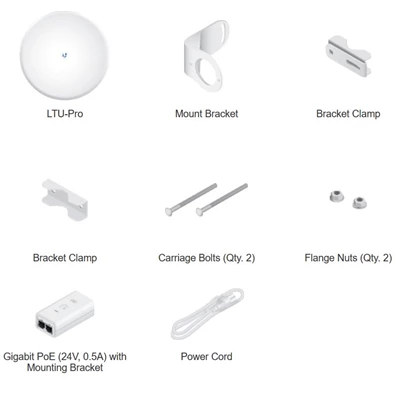 Ubiquiti LTU-Pro 5GHz LTU 24dBi integrált antennás CPE Ubiquiti LTU-Pro 5GHz LTU 24dBi integrált antennás CPE