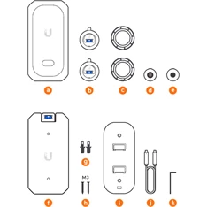 Ubiquiti UVC-AI-Theta UniFi Protect AI Theta 8MP/12MP 2x IP kamera + 1x USB-HUB szett Ubiquiti UVC-AI-Theta UniFi Protect AI Theta 8MP/12MP 2x IP kamera + 1x USB-HUB szett