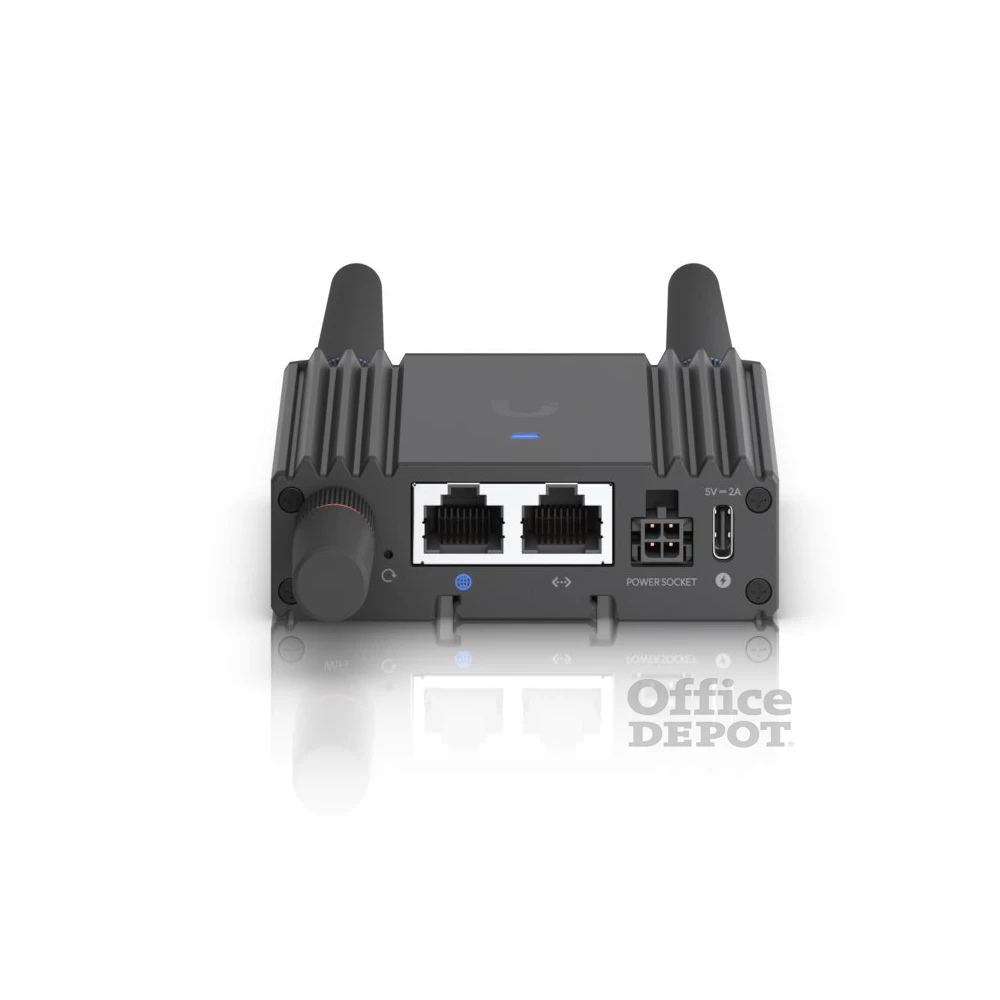 Ubiquiti UniFi UMR-Ultra 2x10/100 FE LAN 1xnanoSIM IoT 4G/LTE CAT4 beltéri Vezeték nélküli ipari router