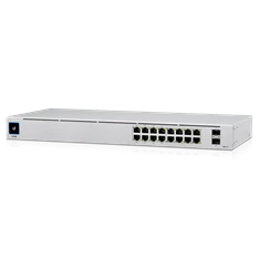 Ubiquiti UniFi USW-16-POE Gen2 16port GbE LAN 8x PoE+ 2xGbE SFP port L2 menedzselhető switch