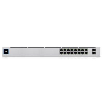 Ubiquiti UniFi USW-16-POE Gen2 16port GbE LAN 8x PoE+ 2xGbE SFP port L2 menedzselhető switch