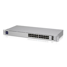 Ubiquiti UniFi USW-24 24port GbE LAN 2xGbE SFP port L2 menedzselhető switch Ubiquiti UniFi USW-24 24port GbE LAN 2xGbE SFP port L2 menedzselhető switch