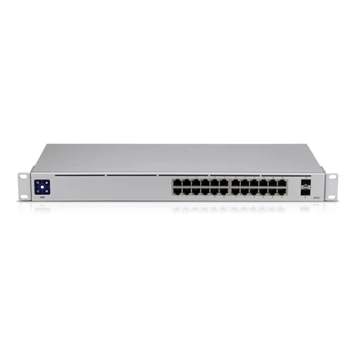 Ubiquiti UniFi USW-24 24port GbE LAN 2xGbE SFP port L2 menedzselhető switch Ubiquiti UniFi USW-24 24port GbE LAN 2xGbE SFP port L2 menedzselhető switch