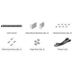 Ubiquiti UniFi USW-48-POE Gen2 48port GbE LAN 32x PoE+ 4xGbE SFP port L2 menedzselhető switch Ubiquiti UniFi USW-48-POE Gen2 48port GbE LAN 32x PoE+ 4xGbE SFP port L2 menedzselhető switch