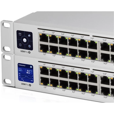 Ubiquiti UniFi USW-PRO-24-POE Gen2 24port GbE LAN 16xPoE+ 8xPoE++ 2xSFP+ port L3 menedzselhető switch Ubiquiti UniFi USW-PRO-24-POE Gen2 24port GbE LAN 16xPoE+ 8xPoE++ 2xSFP+ port L3 menedzselhető switch
