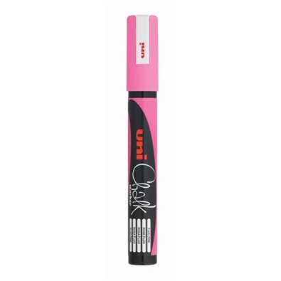 Uni Chalk PWE-5M fluor pink folyékony krétafilc Uni Chalk PWE-5M fluor pink folyékony krétafilc