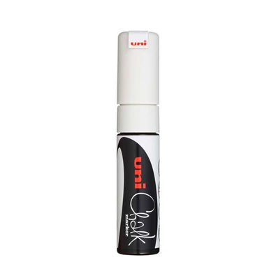 Uni Chalk PWE-8K fehér folyékony krétafilc Uni Chalk PWE-8K fehér folyékony krétafilc