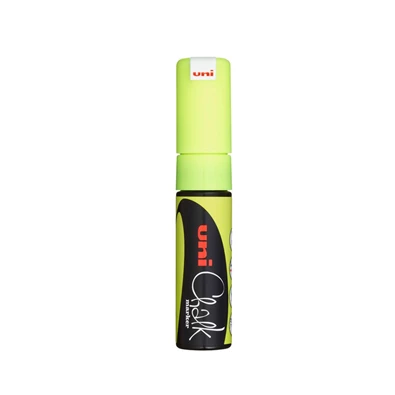 Uni Chalk PWE-8K fluor sárga folyékony krétafilc Uni Chalk PWE-8K fluor sárga folyékony krétafilc