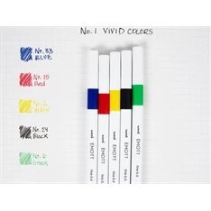 Uni Emott No.1 Vivid Colors 5db-os vegyes színű tűfilc készlet Uni Emott No.1 Vivid Colors 5db-os vegyes színű tűfilc készlet