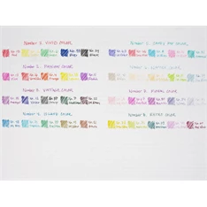 Uni Emott No.5 Candy Pop Colors 5db-os vegyes színű tűfilc készlet