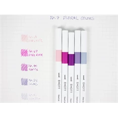 Uni Emott No.7 Floral Colors 5db-os vegyes színű tűfilc készlet Uni Emott No.7 Floral Colors 5db-os vegyes színű tűfilc készlet