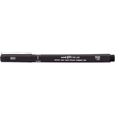 Uni PIN 0,05 mm fekete rajzmarker Uni PIN 0,05 mm fekete rajzmarker