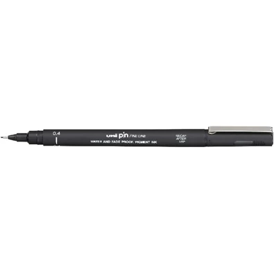 Uni PIN 0,4 mm fekete rajzmarker Uni PIN 0,4 mm fekete rajzmarker