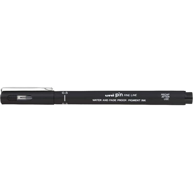 Uni PIN 0,5 mm fekete rajzmarker Uni PIN 0,5 mm fekete rajzmarker