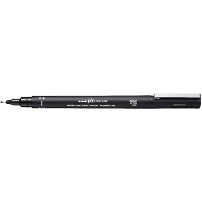 Uni PIN 0,9 mm fekete rajzmarker Uni PIN 0,9 mm fekete rajzmarker