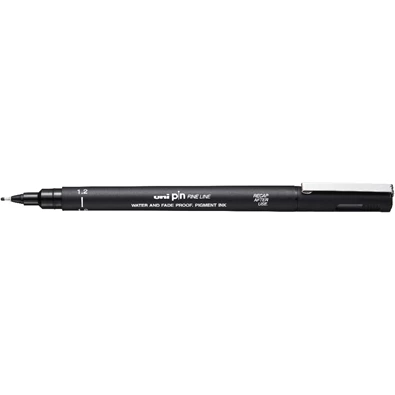 Uni PIN 1,2 mm fekete rajzmarker Uni PIN 1,2 mm fekete rajzmarker