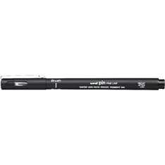 Uni PIN ecset fekete rajzmarker Uni PIN ecset fekete rajzmarker