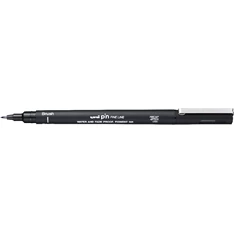 Uni PIN ecset fekete rajzmarker Uni PIN ecset fekete rajzmarker