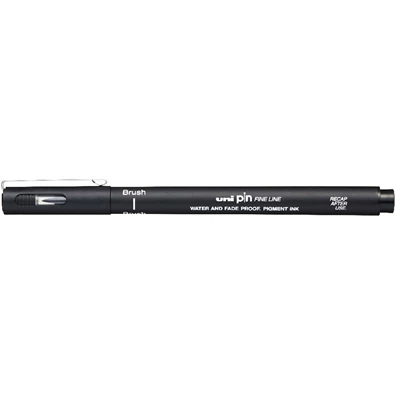 Uni PIN ecset fekete rajzmarker Uni PIN ecset fekete rajzmarker