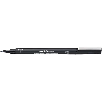 Uni PIN ecset fekete rajzmarker Uni PIN ecset fekete rajzmarker