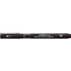 Uni PIN vágott hegyű 2 mm fekete rajzmarker Uni PIN vágott hegyű 2 mm fekete rajzmarker