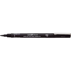 Uni PIN vágott hegyű 2 mm fekete rajzmarker Uni PIN vágott hegyű 2 mm fekete rajzmarker