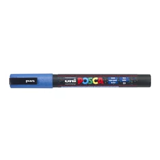 Uni POSCA PC-3ML csillámló kék marker