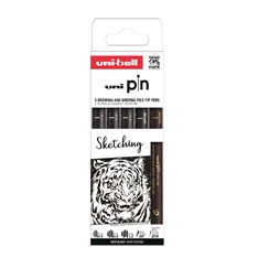 Uni Pin Sketching 5 darabos rajzmarker készlet Uni Pin Sketching 5 darabos rajzmarker készlet