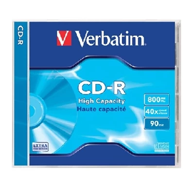 VERBATIM CDV8040 CD-R 90min normál tokos CD lemez VERBATIM CDV8040 CD-R 90min normál tokos CD lemez